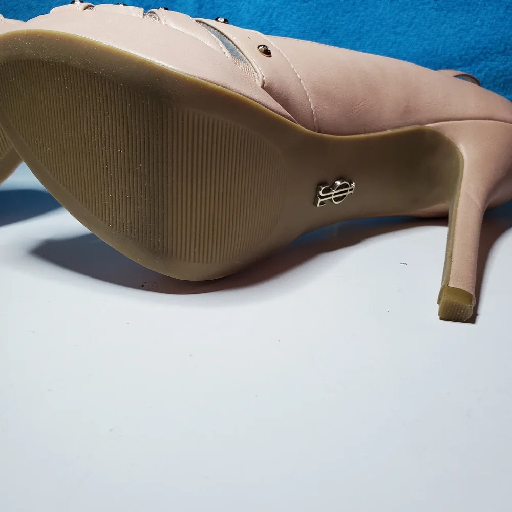 NEW Wedding Heels, Blush Heels, Prom Heels with Ankle Strap
